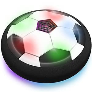 Colorful LED hover soccer ball with foam bumpers