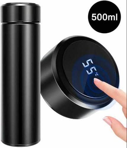 41TpjSJ-YuL 500ml stainless steel vacuum bottle with LED temperature display and double wall insulation
