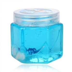 "Non-toxic sludge slime toy with included animal figure"