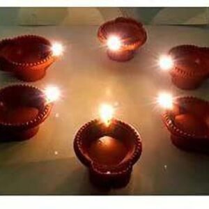 Water Sensor Electric Diya for Diwali Home Decoration