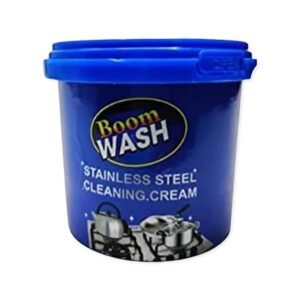 GLOWSTAR Cream Boom Wash removing rust and stains from cookware