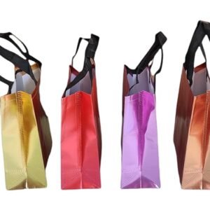 Handmade Thamboolam bags in mixed colors with traditional zari and beadwork.