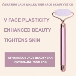 Anti-aging jade beauty tool with micro-vibration