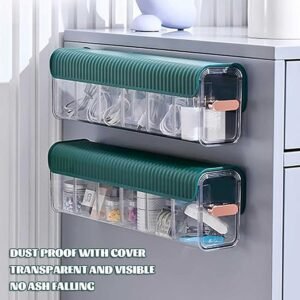"Anti-dust 5-cell drawer organizer box for clothing"