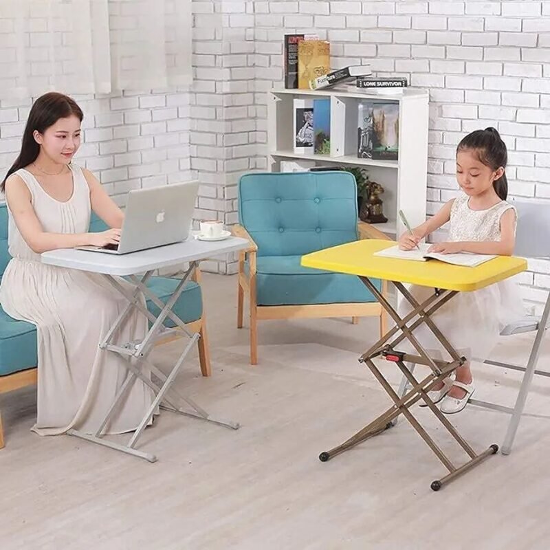 Computer desk with shelves for storage