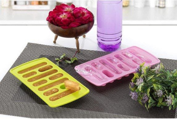 Water Bottle Ice Cube Tray.jpg Long stick ice cube tray that fits perfectly in narrow water bottles.