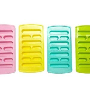 k-shaped ice cube tray for water bottles with easy pop-out design.