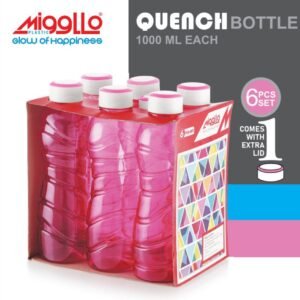 "Premium 1 Litre Bottle Set, Set of 6