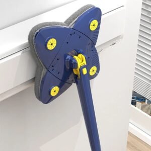 Mop for cleaning floors, windows, ceilings, and cars.