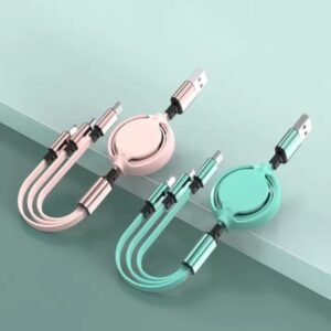 3-in-1 Multi USB Charging Cable Adapter with Micro USB and Type C