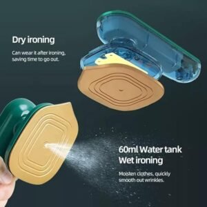 Mini travel iron with steam function, compact and efficient for travel