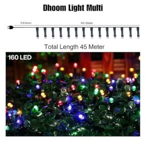 "Warm white VERVENIX LED string lights creating cozy ambiance in a living room"