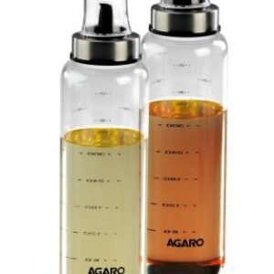 Agaro 500 ml Cooking Oil Dispenser, Glass Bottle with Leak-Proof Spout for Kitchen