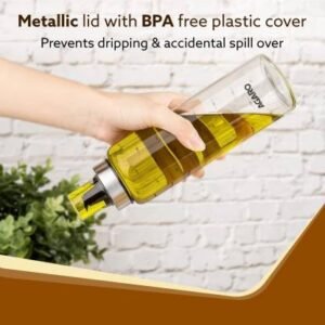 Agaro oil pourer bottle with easy-grip design for precise oil dispensing