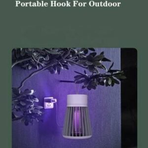 "UV Light Electric Mosquito Killer Lamp mounted outdoors to protect against mosquitoes and insects."