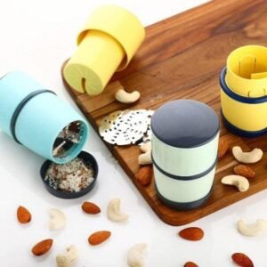 3 in 1 Plastic Dry Fruit and Cheese Slicer Cutter on a kitchen countertop