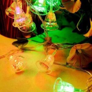 Fairy lights adorning a party setup