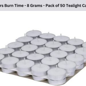 Pack of Welburn Veda&Co Unscented Tealight Candles