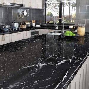 Elegant Black Marble Design
