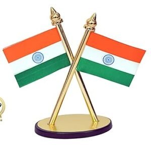 Desk Dock Indian Flag for Car & Tabletop