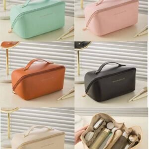 Double Layered Travel Cosmetic Bag Waterproof & Portable