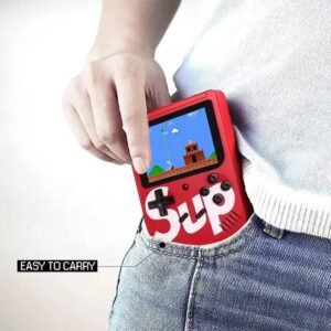 SUP handheld retro game console featuring 400 classic built-in games for portable gaming fun