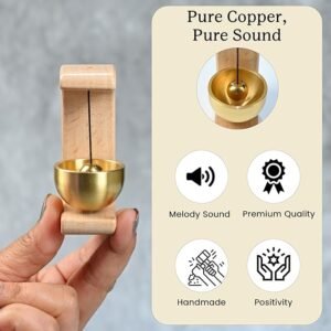Wooden Wind Chime with Copper Bell
