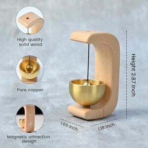 Wooden Wind Chime with Copper Bell