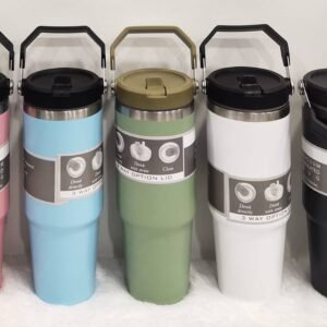 LIFESTYLE Thermo Rambler – 900ml Insulated Tumbler with Straw