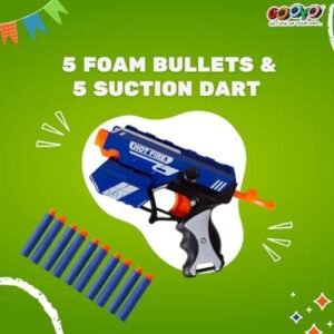 GY7037 soft bullet gun with foam darts for safe indoor and outdoor target shooting fun for kids