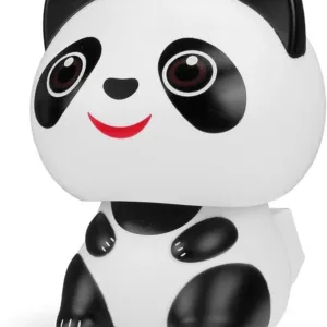 Small Solar-Powered Panda Toy