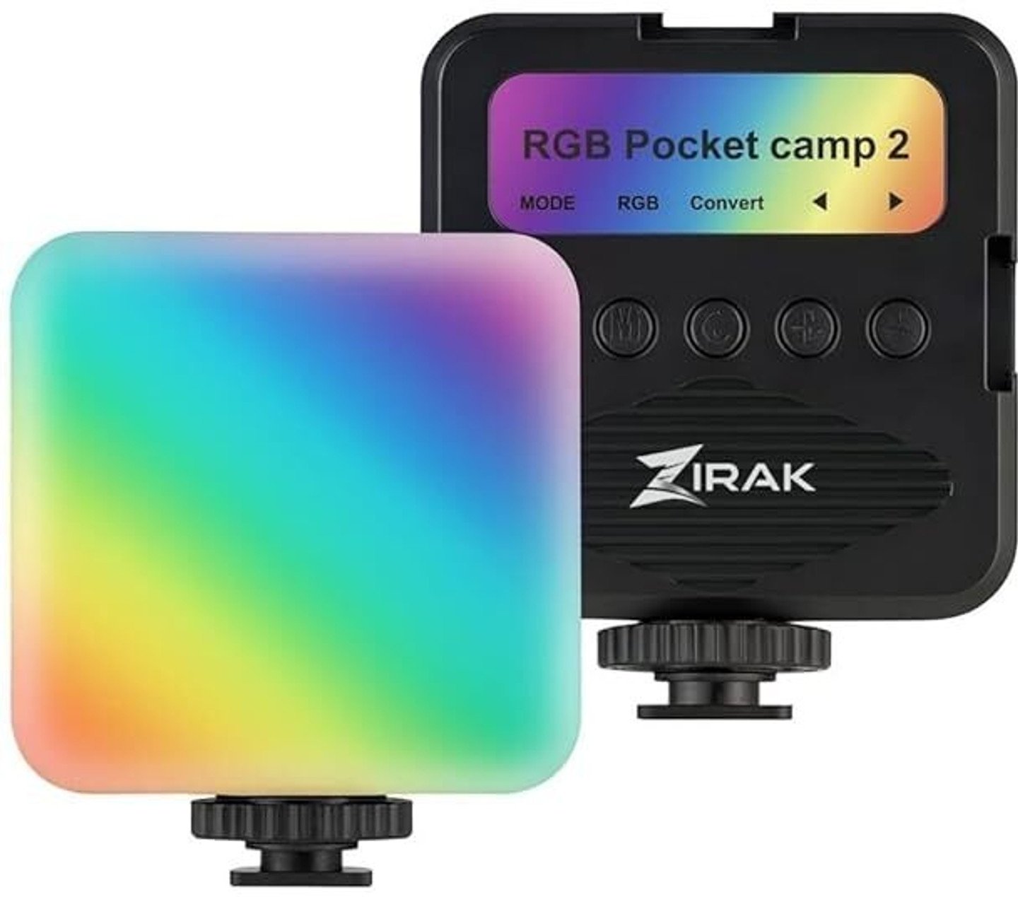 ZIRAK Pocket Size RGB LED Video Light Rechargeable Camera Light for Creators 800 lx Camera LED Light (Batteries Included) (3)