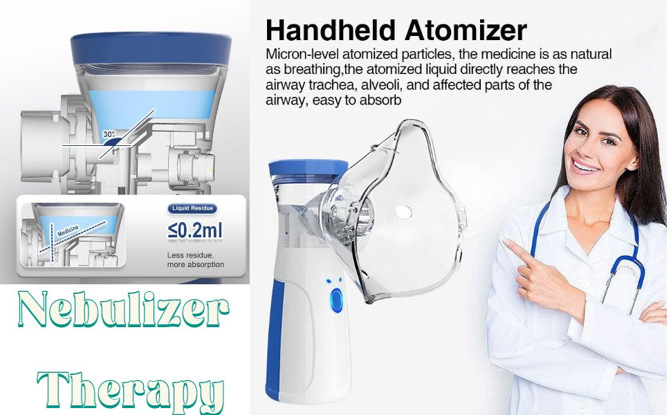 Portable Nebulizer Machine 1 Portable Rechargeable Nebulizer