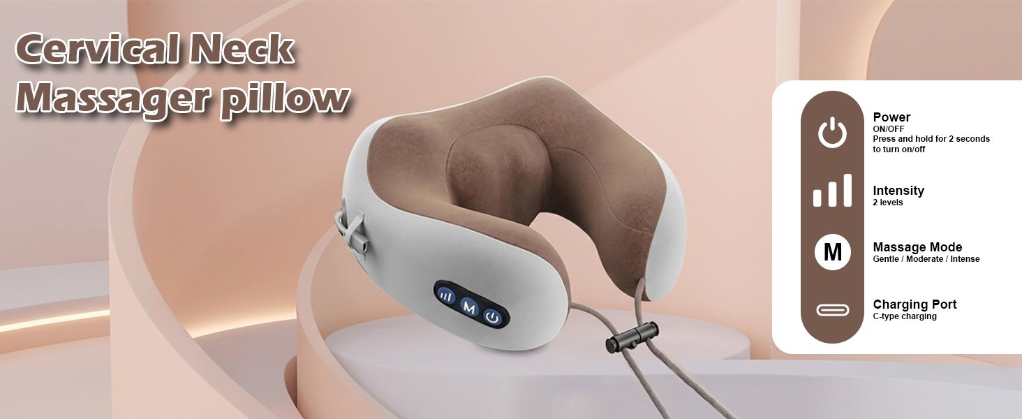 Rechargeable Neck Pillow Massager
