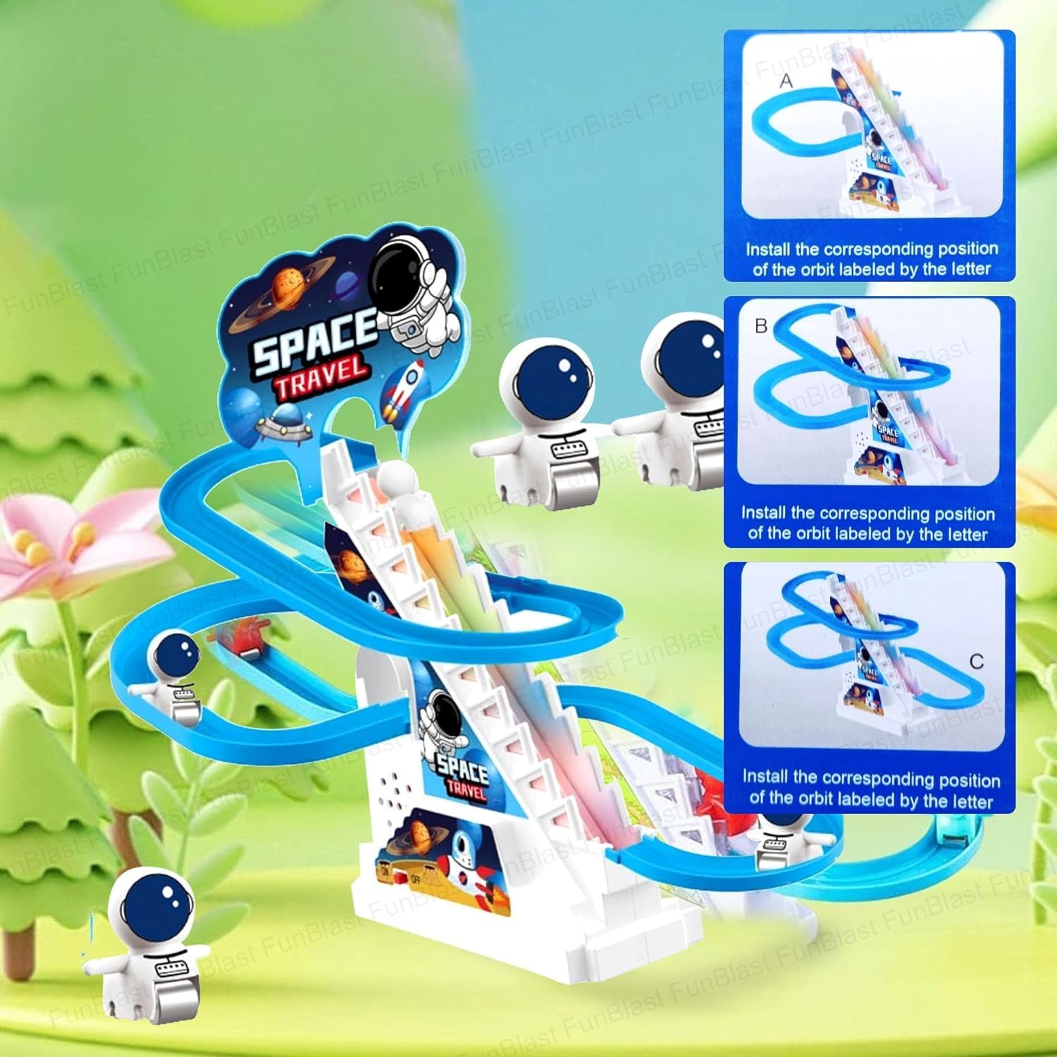 Astronaut Slide Toy Set – Fun Space-Themed Toy for Kids Astronaut Slide Toy Set with colorful space-themed design for kids