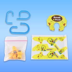 Colorful duck track toy for kids with moving duck figure and interactive track play set