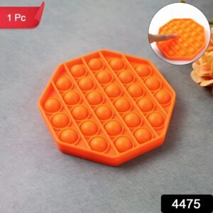Hexagon silicone Pop It fidget toy for stress relief, focus, sensory play, and relaxation