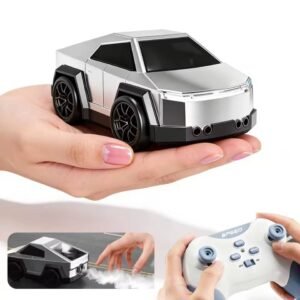 2.4GHz RC Drift Car with Spray Effect, Remote Control Mini Cars Toy with LED Lights, Smart Follow & Escape Mode, Rechargeable Drift Racing Carss for Kids (3+ Years)