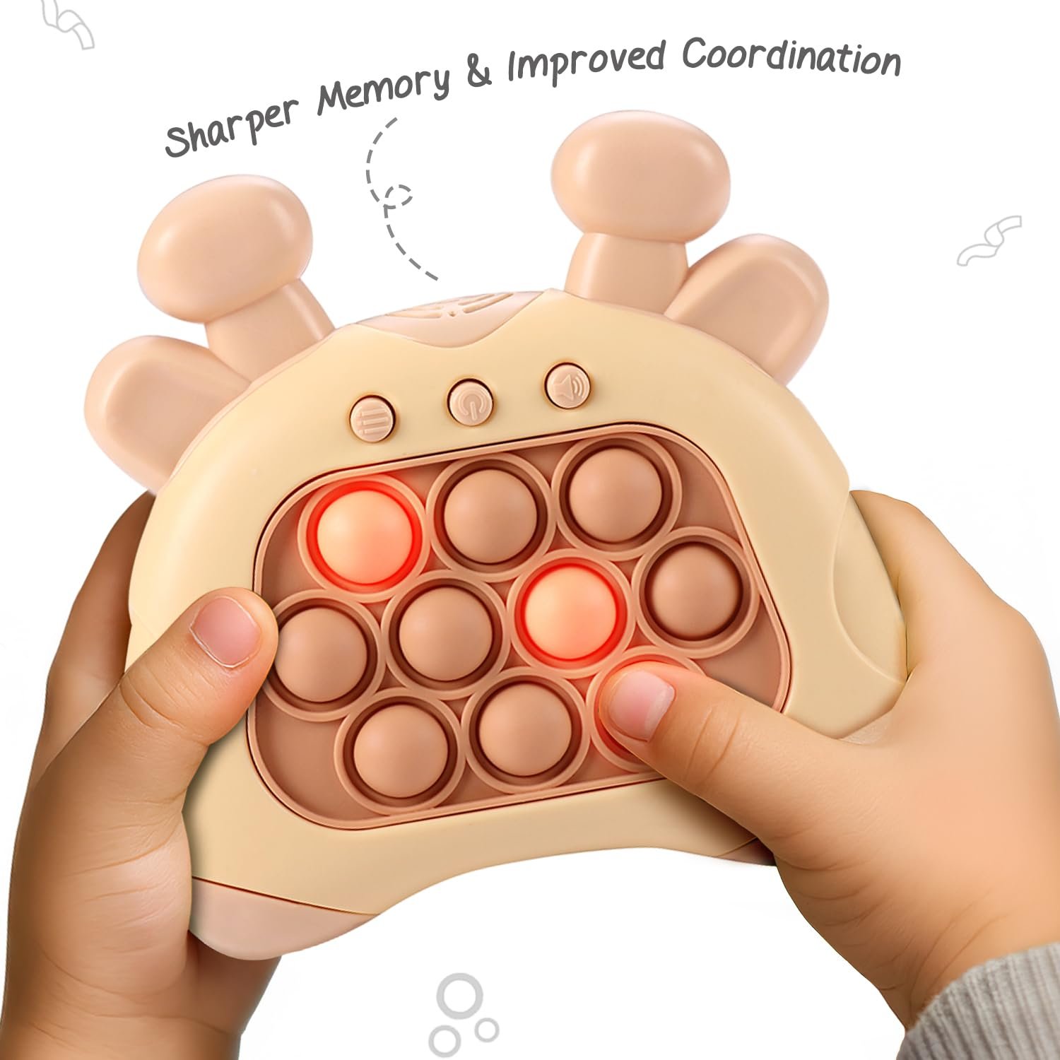Pop & Play Pocket Gaming Console for Kids – Portable Fun Game Pop and Play pocket gaming console for kids with portable handheld design