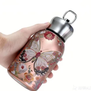 Cute butterfly design water cup for everyday drinking