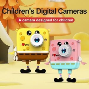 Cute 20MP Digital Camera for Kids Selfie Camera Boys Girls 4X Digital Zoom 2.0" IPS Screen Dual Lens With 1080P Video Recording